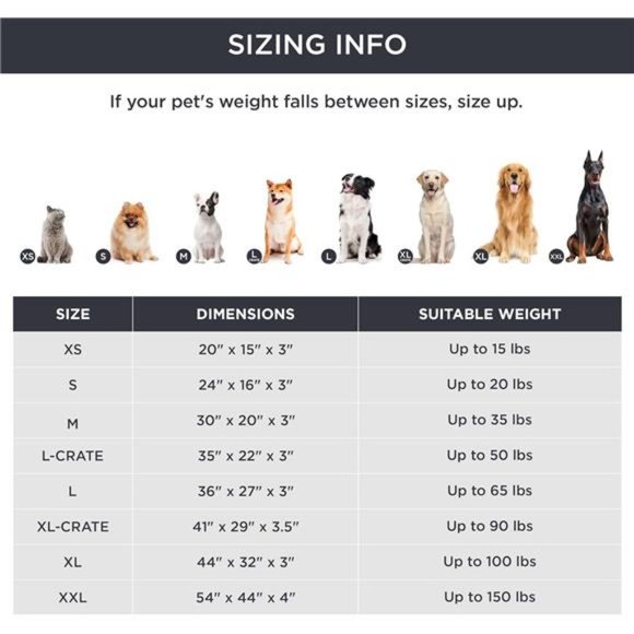 Dog Bed for Large Dogs - Big Orthopedic Dog Bed with Removable Washable Cover - Picture 6 of 6